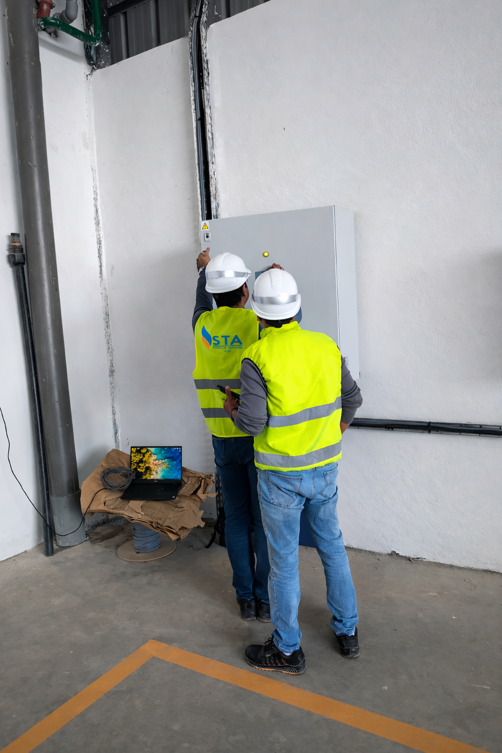 Équipe STA sur chantier